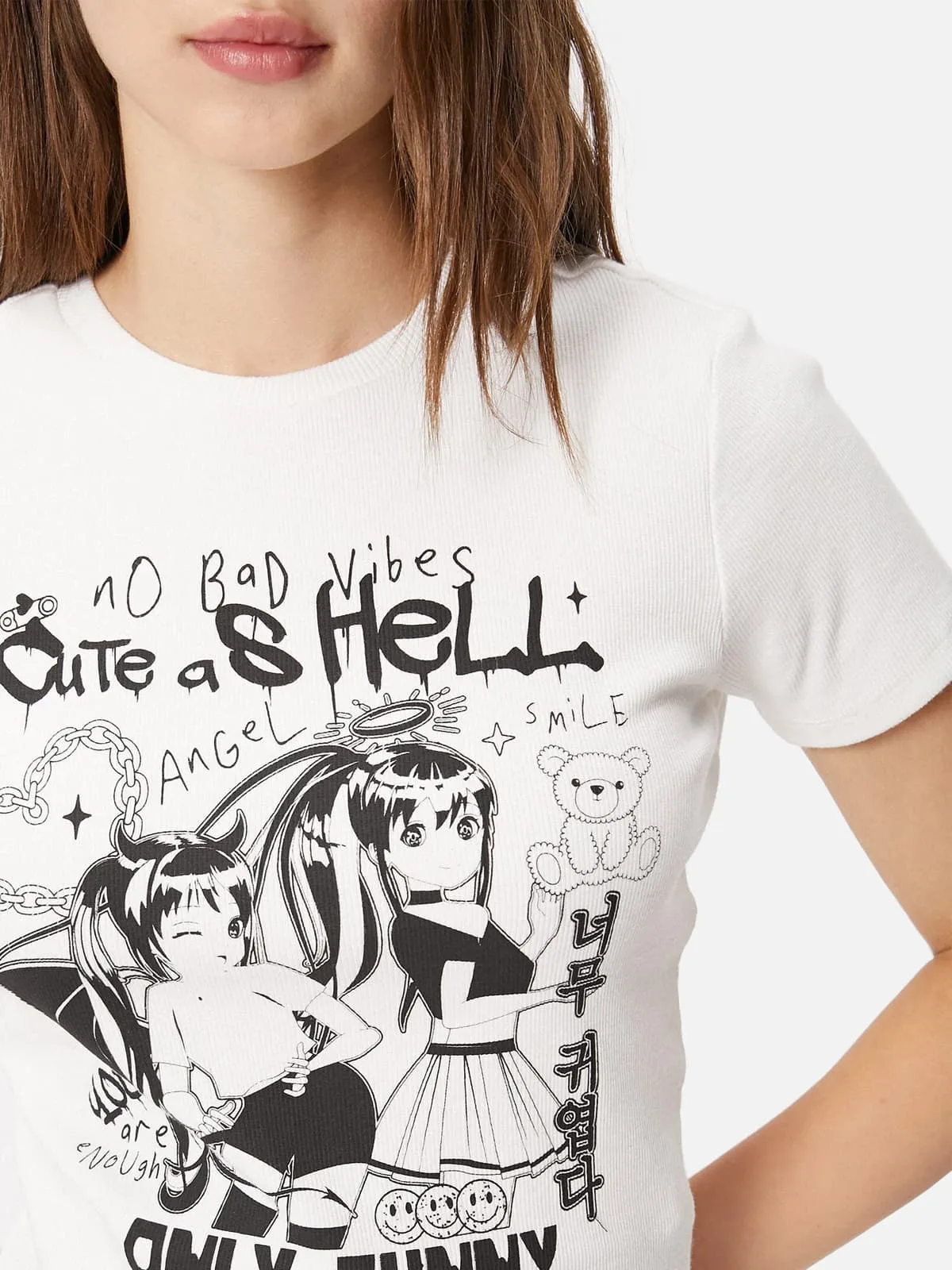 Anime T-Shirt Printed Short Sleeve - 图片 2